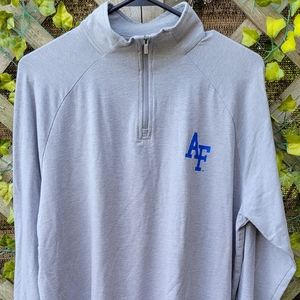 Under Armor Air Force Loose Fit, Heat Gear  1/4 Zip Pullover